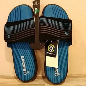 Champion Sandals Cushion Boys Size 6 XL Flip Flops